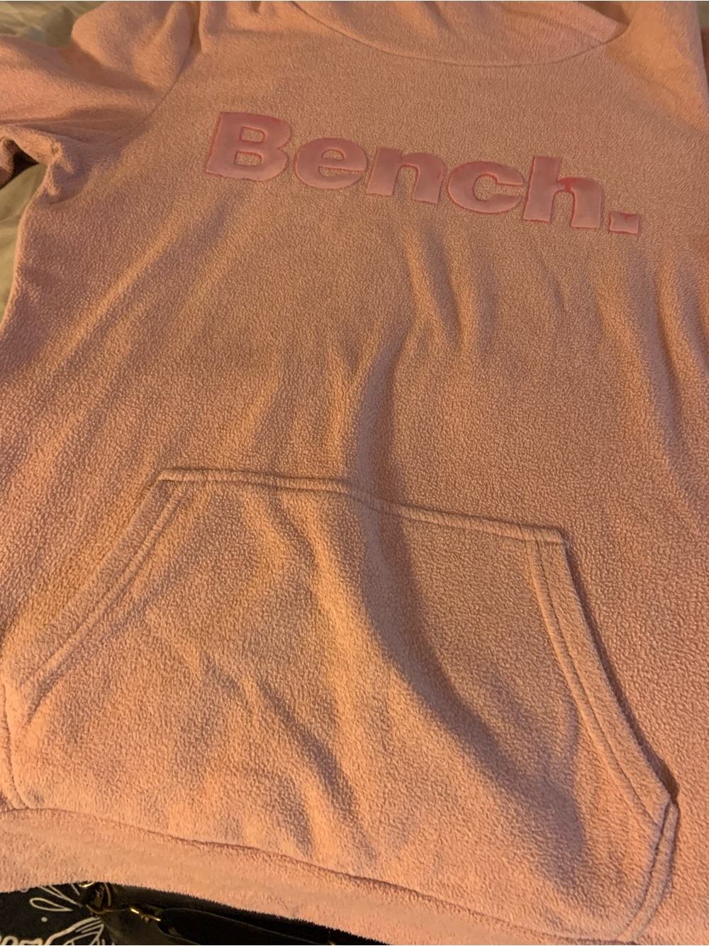 Pink Microfleece Pullover Funnel Neck Sweater - Size Medium - Picture 2 of 8